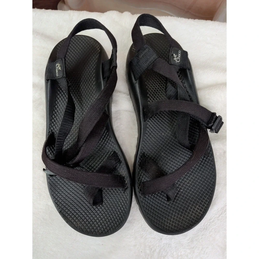 Chaco Black Sandals with Vibram Soles